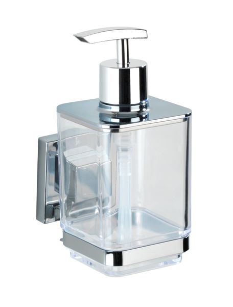 WENKO - Vacuum-Loc® Soap Dispenser Quadro Range - S/Steel - No Drilling