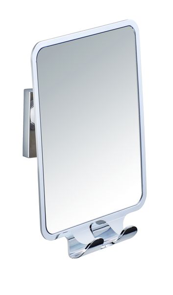WENKO - Vacuum-Loc® Anti-Fog Shower Mirror Quadro Range - No Drilling