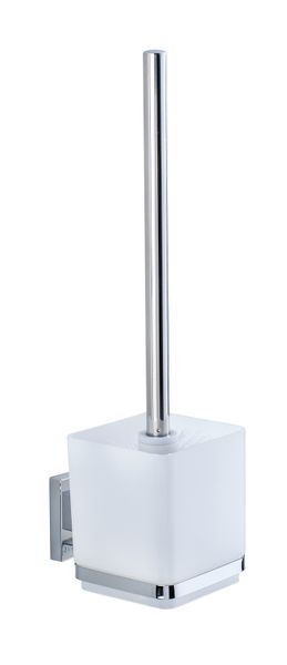 WENKO - Vacuum-Loc® Toilet Brush Quadro Range - S/Steel - No Drilling