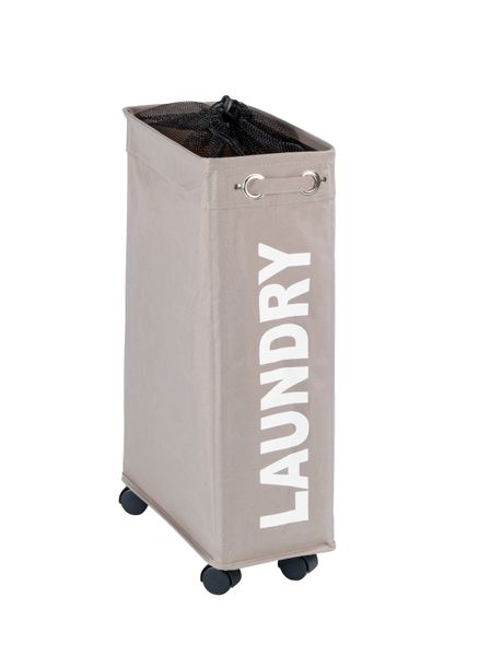 WENKO - Corno Laundry Basket - Taupe 43L