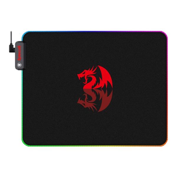 Redragon PLUTO Medium Soft Cloth RGB Gaming Mouse Pad 330x260x3mm