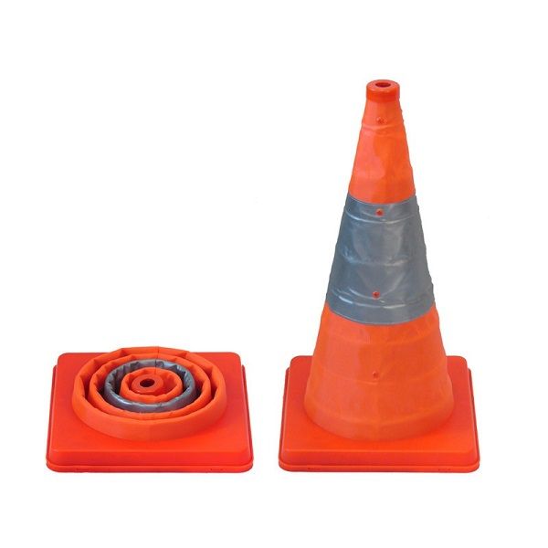 Foldable Traffic Road Cone 40cm (Pack of 2)