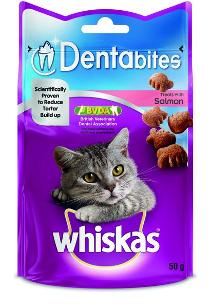 Whiskas Dentabites Salmon (8 X 55g)