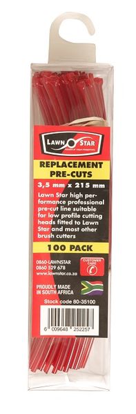 LAWN STAR - Pre-cuts for Brushcutters 3.5 mm x 100 pc