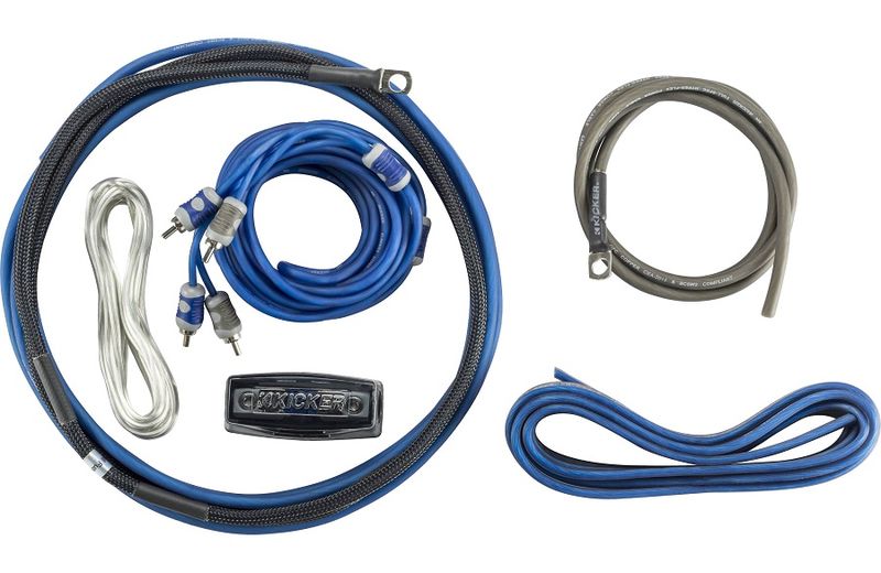 Kicker K-Series 8awg Amp Kit W/ 2ch