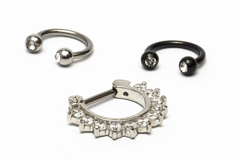 Fabulae Septum/Daith/Helix Piercing Set, Hayley