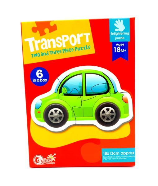 6 x Transport Puzzles