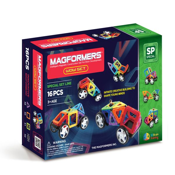 Magformers WOW 16 Set - Ages 3+ - 707004