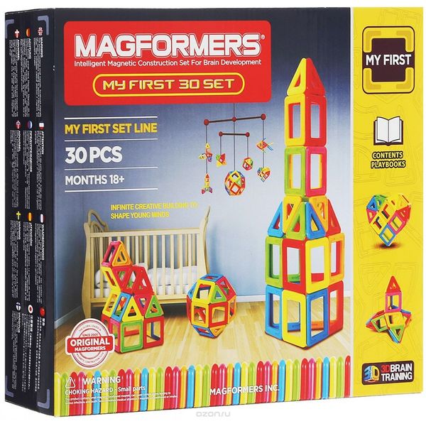 Magformers My First 30 Set | 18+ Months | 702001