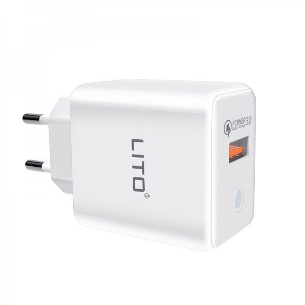 Lito Qualcomm 3.0 Charger with Type C Cable