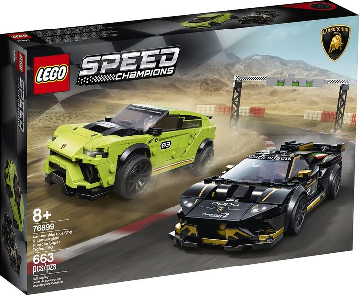 LEGO Lamborghini Urus ST-X &amp; Lamborghini Huracan Super Trofeo EVO