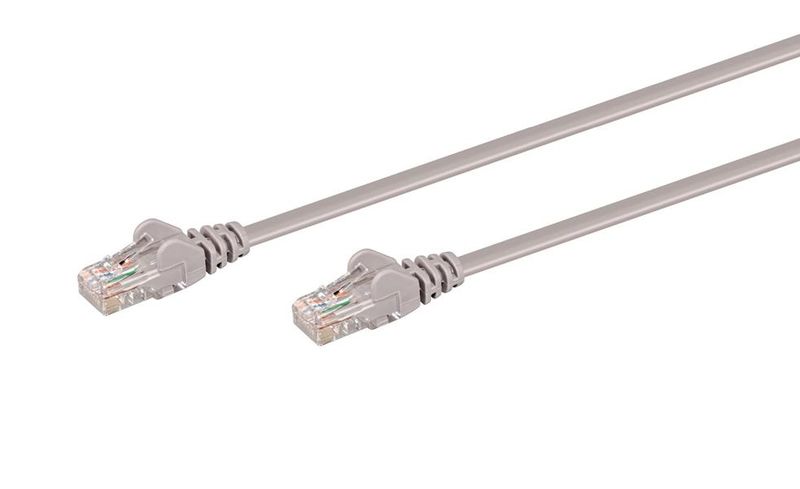 30M CAT5E Moulded Flylead - Grey
