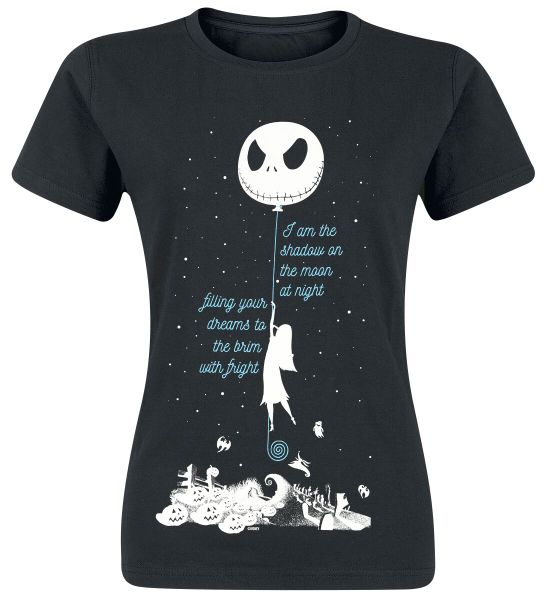 Rock Ts Nightmare Before Christmas - Shadow On The Moon Ladies