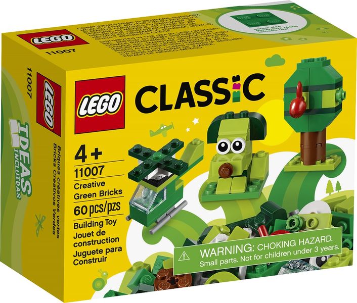 LEGO Classic 4+ Creative Green Bricks Set 11007