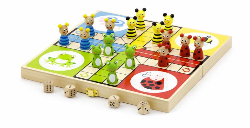 Viga Wooden Ludo Game