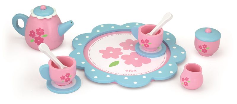 Wooden Tea Set