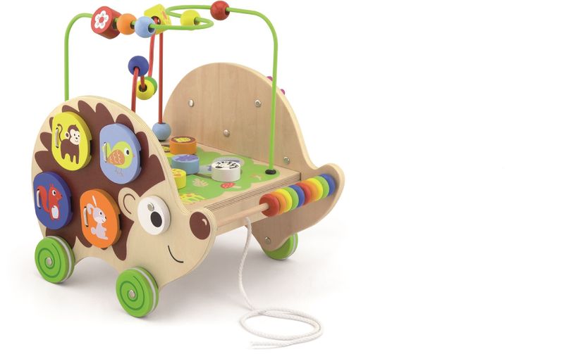 VIGA 5-in-1 Pull-along Activity Hedgehog