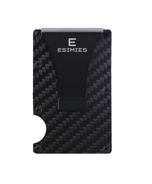 ESIMIES Minimalist Carbon Fiber Wallet RFID