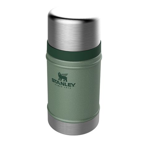 Stanley 1913 14 Oz Insulated Food Jar with Spork Hammertone Green