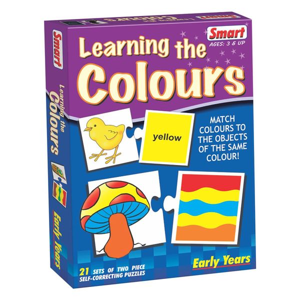 Learning The Colours (Match 21 Sets of 2 Piece Self-correcting Puzzles)