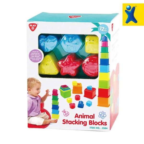 Playgo Sort and Learn Animal Stacking Blocks