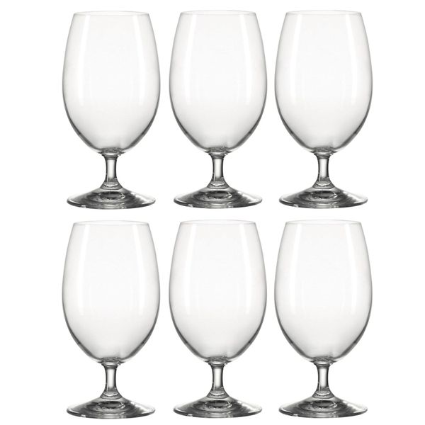 Leonardo Water Glass with Stem Daily 370ml – Set of 6