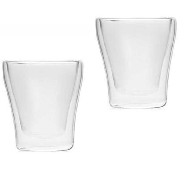 Leonardo Tumbler Mug Double-Walled Glass Handmade Duo 250ml – Set of 2