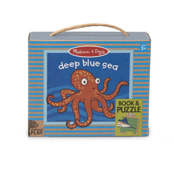 Melissa &amp; Doug NP Book &amp; Puzzle - Deep Blue Sea