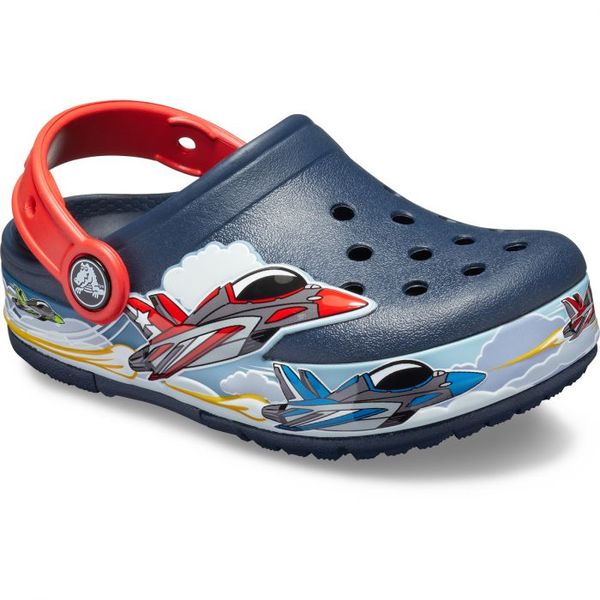 Crocs Fun Lab Jets Band Lights Clog Kid's - Navy
