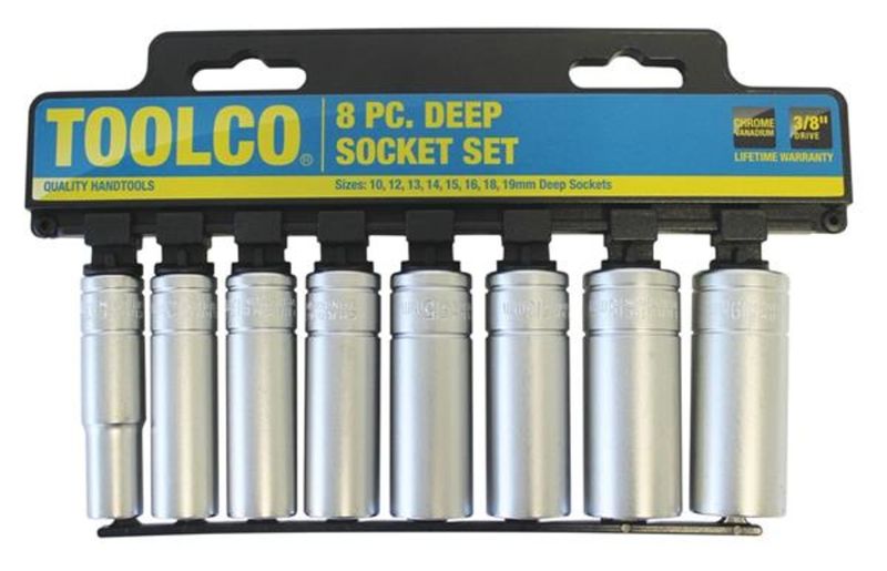 Tube Sockets 8 Piece 3.8dr.6pt