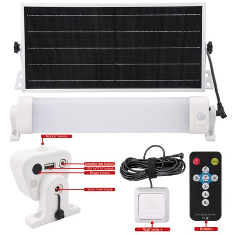 solar panel tube light