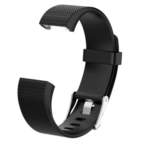 Replacement Large Strap Adjustable Soft Silicone for Fitbit Charge 2