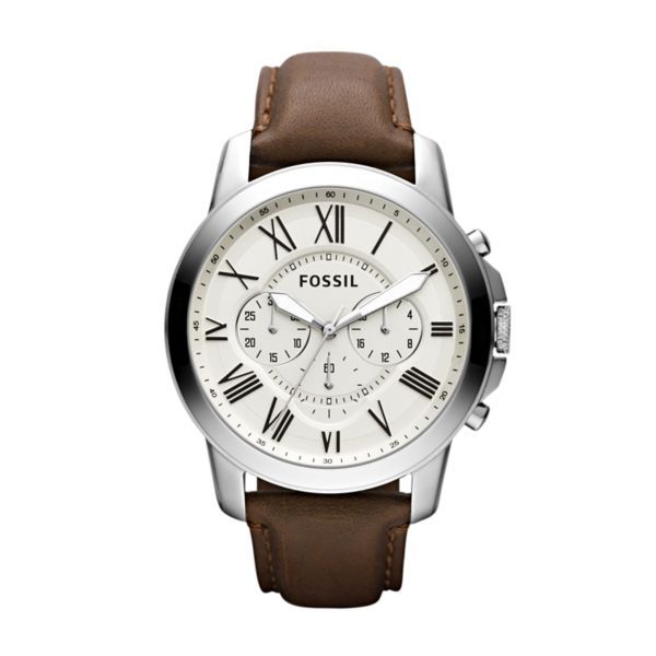 Fossil Grant Brown Leather Watch - FS4735IE