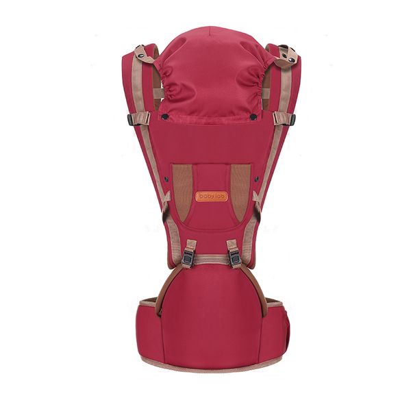 Olive Tree - 5-in-1 Ergonomic Baby Carrier &amp; Hip Seat With Gift Box - Red