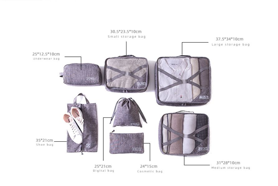 Olive Tree Piece Travel Luggage Organizer Set Shop Today