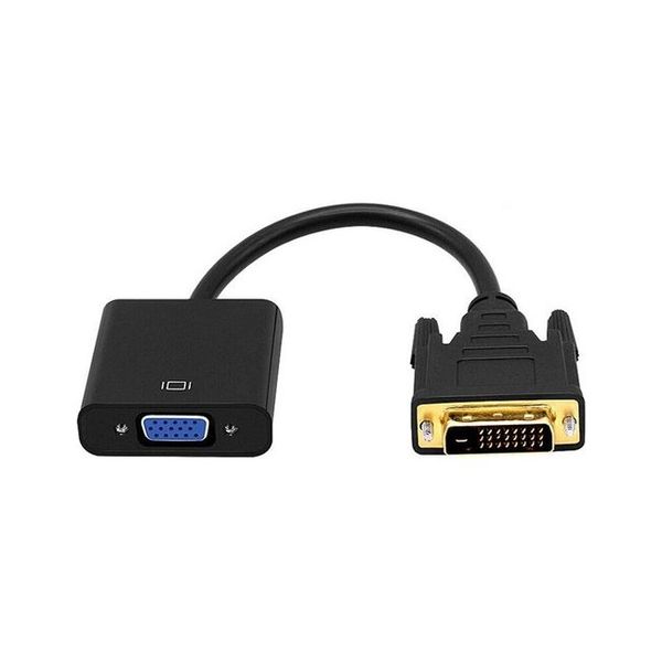 DVI-D (24+1P) Male to VGA Female Cable