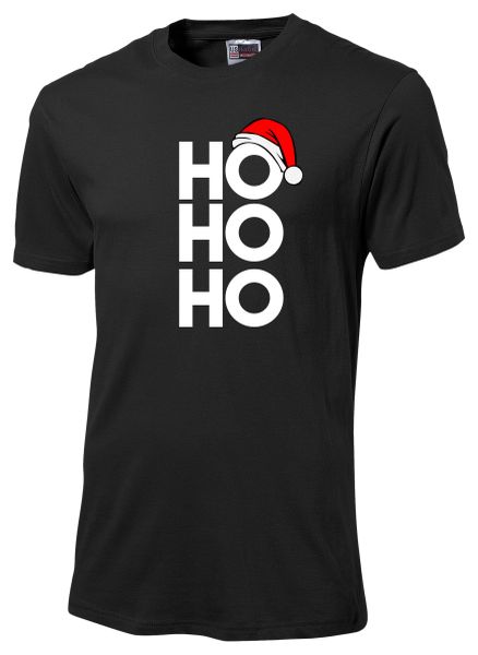 Ho Ho Ho Tshirt Black image