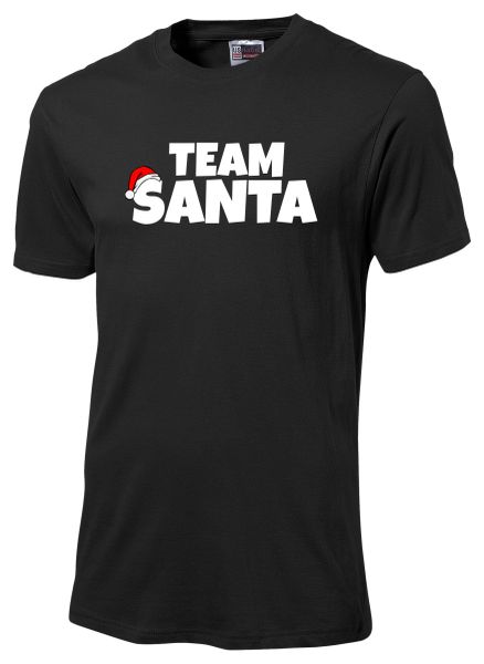 Team Santa Tshirt Black image