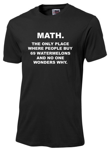 Math T-Shirt Black image