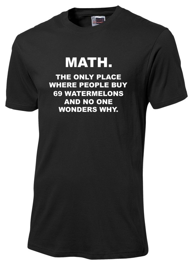 Teacher - Math T-shirt Black 