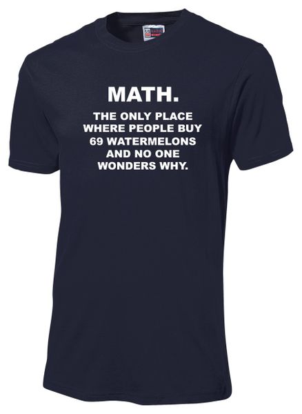 Math T-Shirt Navy image