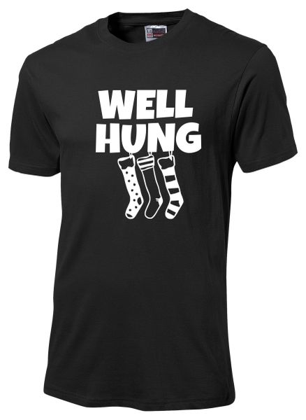 Well Hung T-Shirt Black image