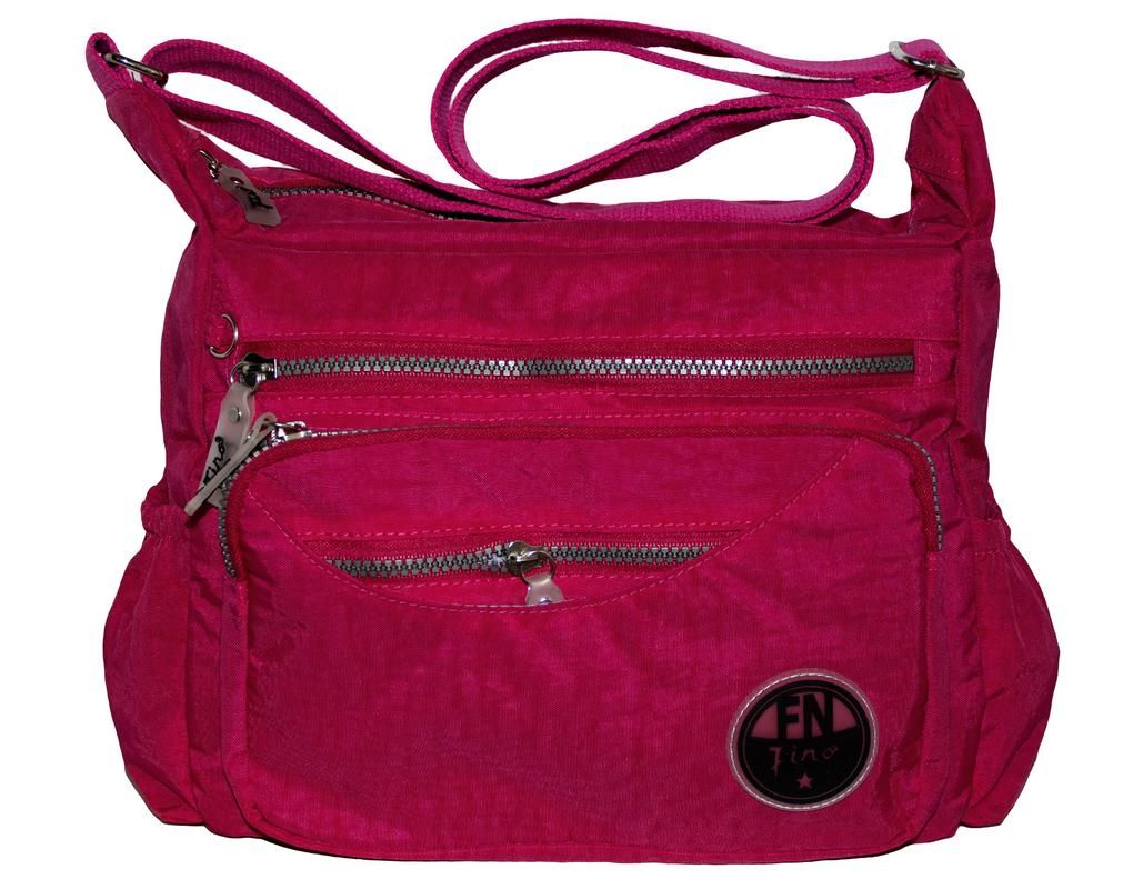 Fino SK7737 Waterproof Ultra-Light crinkle Nylon Crossbody Bag- Purple ...