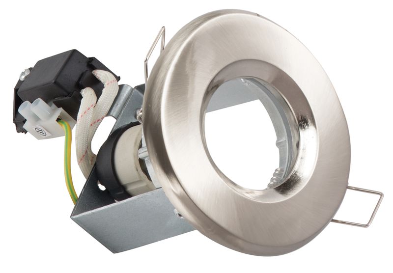 Straight Downlighter with Clear Splash Glass C/O:64mm