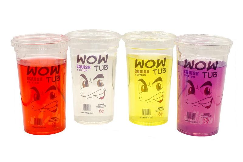 Wowtub Colour Slime - Pack of 4 Colourful Sludgy Slime