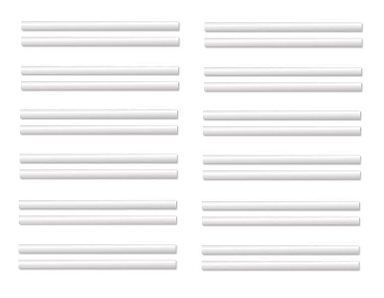 iWrite Colours: Click Erasers - Refills - Pkt- 12 x blister-2's