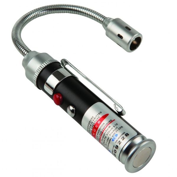 Flexi LED Torch and Laser Pointer With Magnetic Base (16cm x 1.2cm) x 3