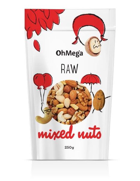 OhMega Luxury Mix nuts Raw 250g