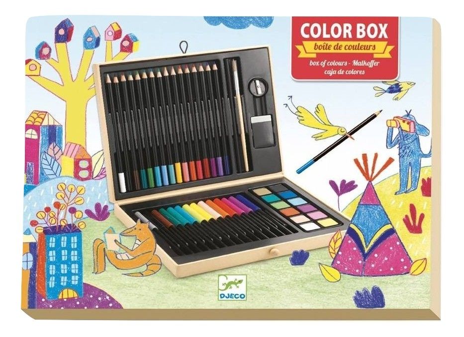 Djeco Stationary Colour Box Shop Today. Get it Tomorrow!