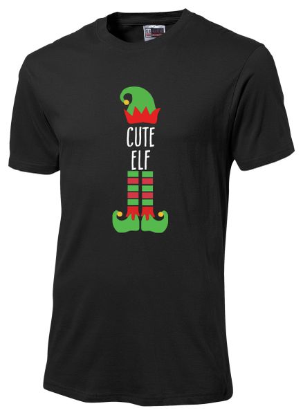 Cute Elf T-Shirt Black image